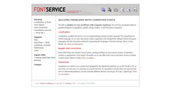 Desktop Screenshot of fontservice.typo.cz
